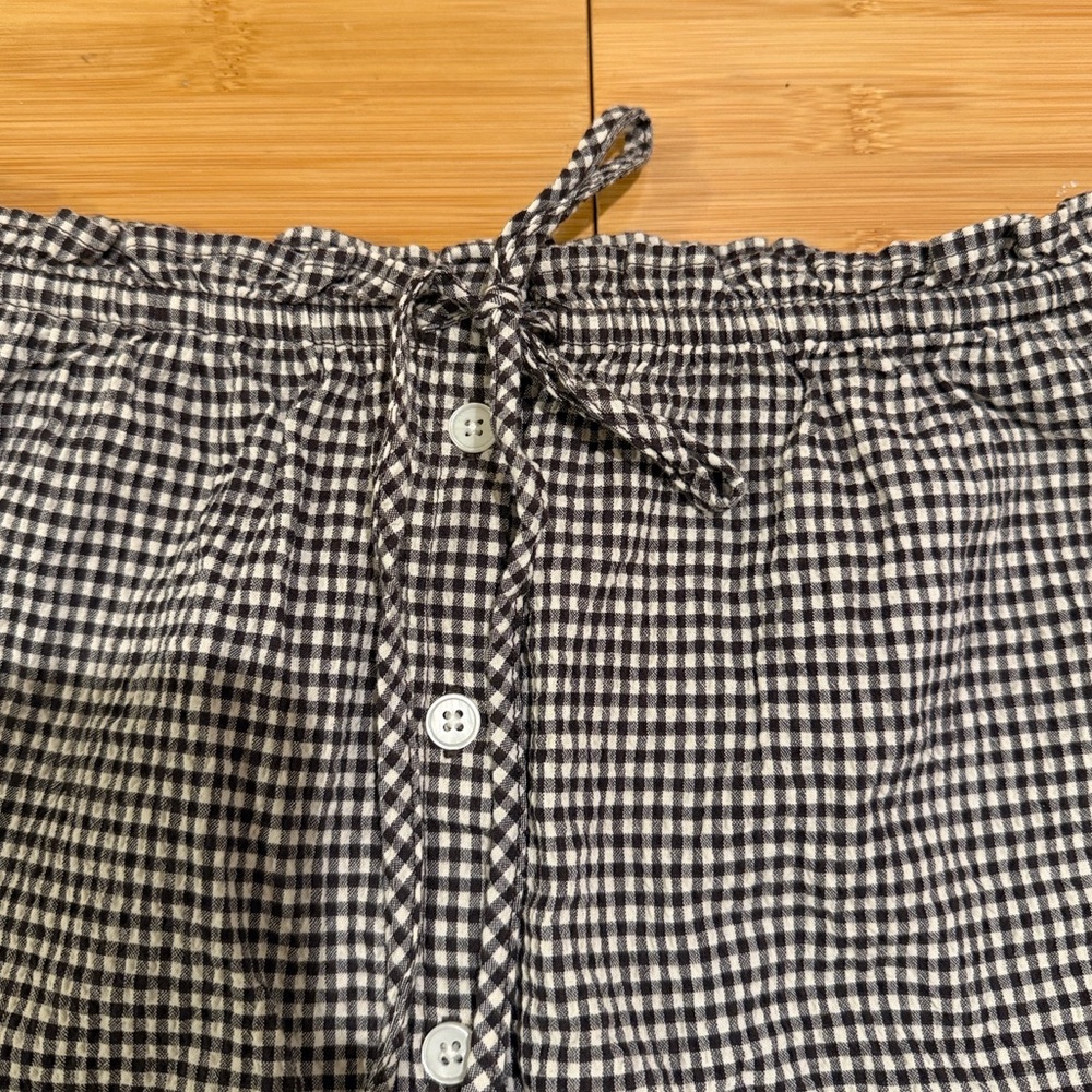 Zara Gingham Mini Skirt - Picture 3 of 5